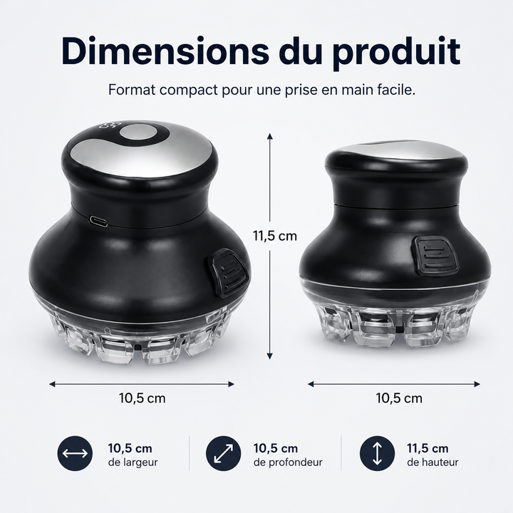Tondeuse polyvalente USB-C, écran LED, parfaite pour entretien barbe et coiffure à domicile.