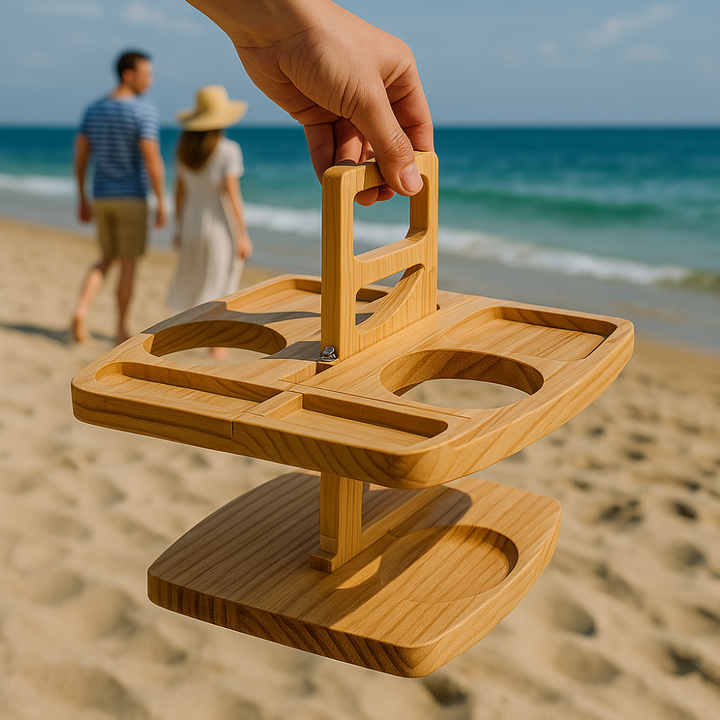 Optimisez vos sorties avec cette table de pique-nique portable, pliable et facile à transporter.