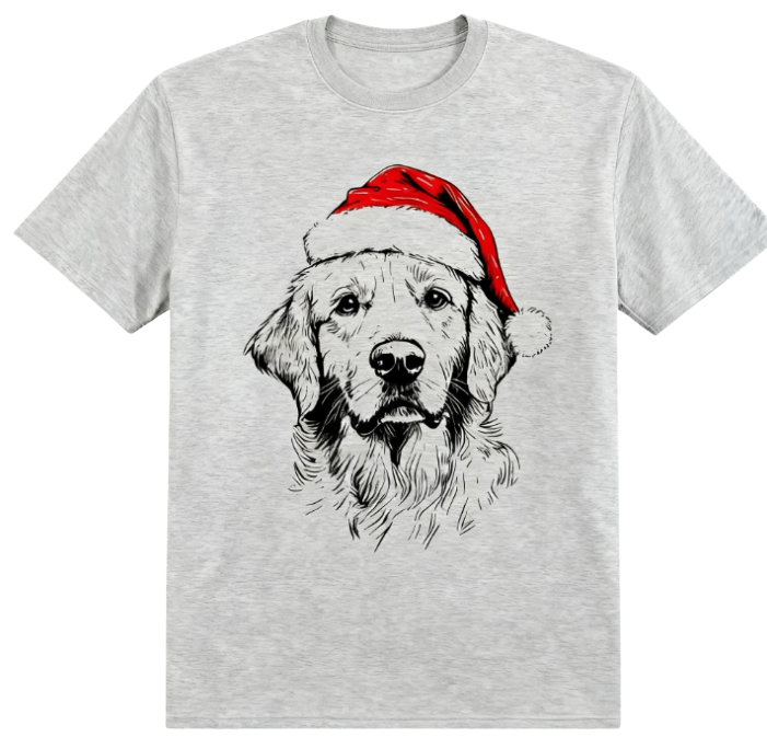 Pull de Noël personnalisé avec photo de chien, conçu pour être confortable et festif. Parfait pour toute la famille.