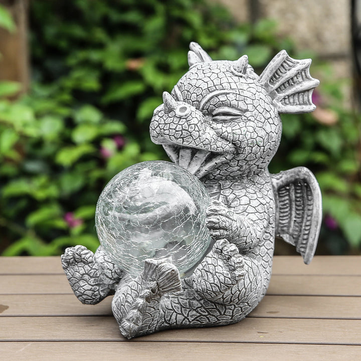 Veilleuse LED dragon fantastique, éclairage doux, idéale pour chambre d'enfant ou table d'appoint.