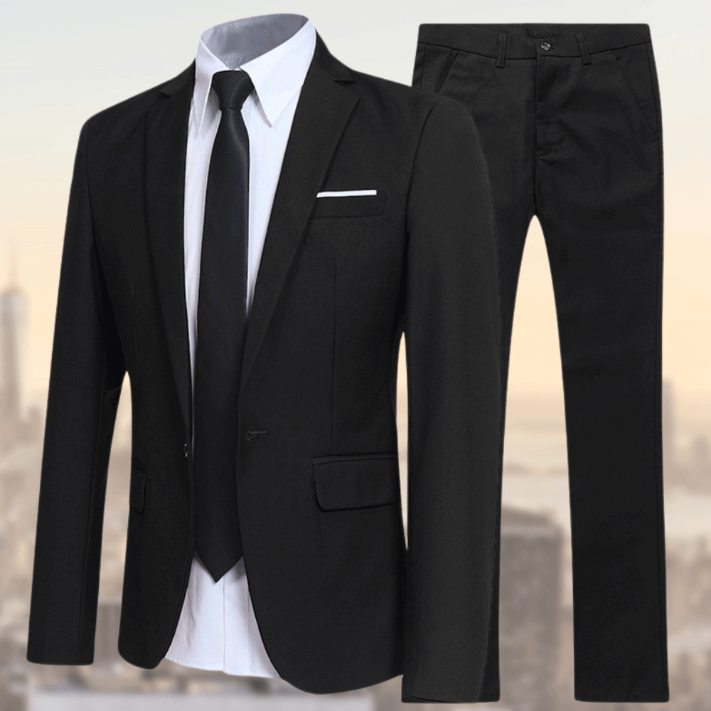 Costume formel pour homme, coupe slim et moderne. Idéal pour toutes les occasions spéciales.