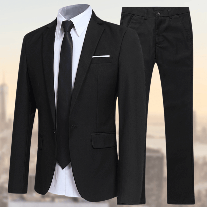 Costume formel pour homme, coupe slim et moderne. Idéal pour toutes les occasions spéciales.