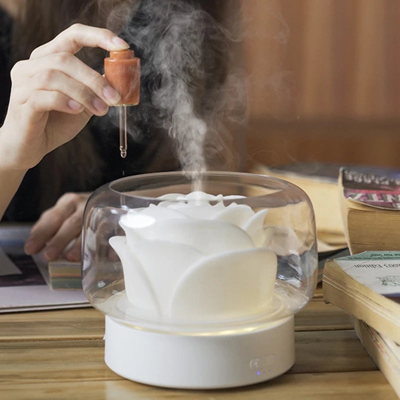Diffuseur d'arômes LED, cadeau idéal pour la relaxation et le bien-être à la maison.