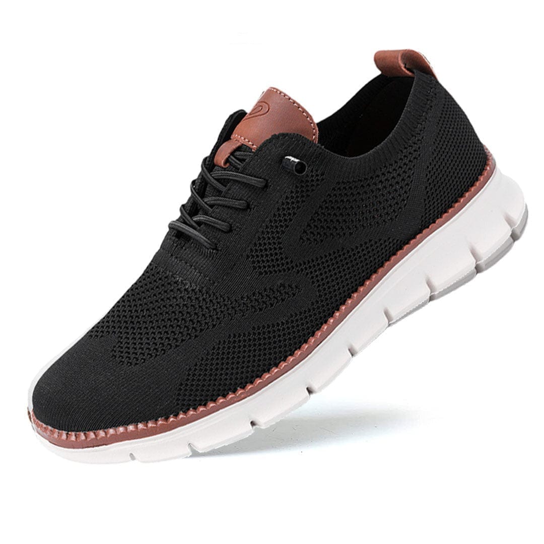 Chaussures élégantes pour hommes, détails de conception arrière, promettant un confort durable.