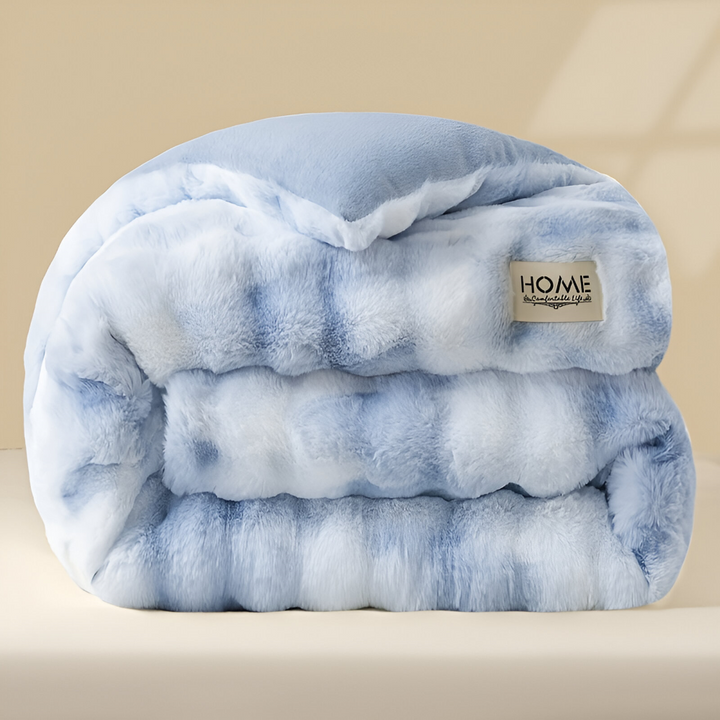 Couette VelouraDream innovante, fleece de lait pour une chaleur respirante et un confort optimal.