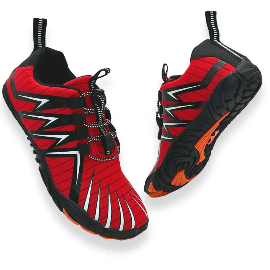 Chaussures d'eau unisexes à séchage rapide pour sports nautiques, légères et confortables.