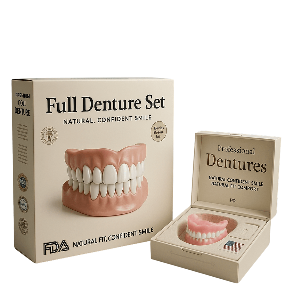 Prothèse dentaire esthétique et réutilisable, ajustement facile pour un confort optimal.