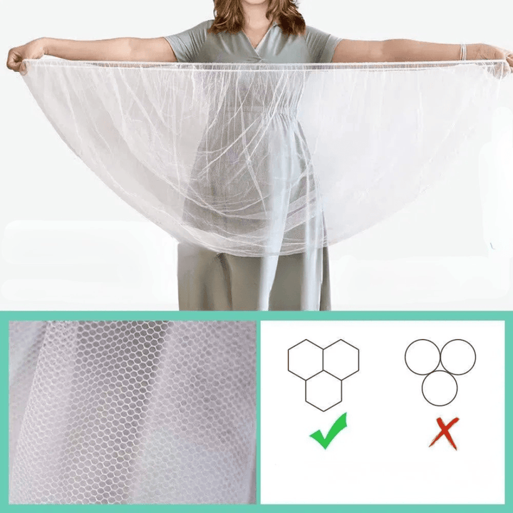 Moustiquaire bébé universelle et légère pour poussette, protection voyage et été.