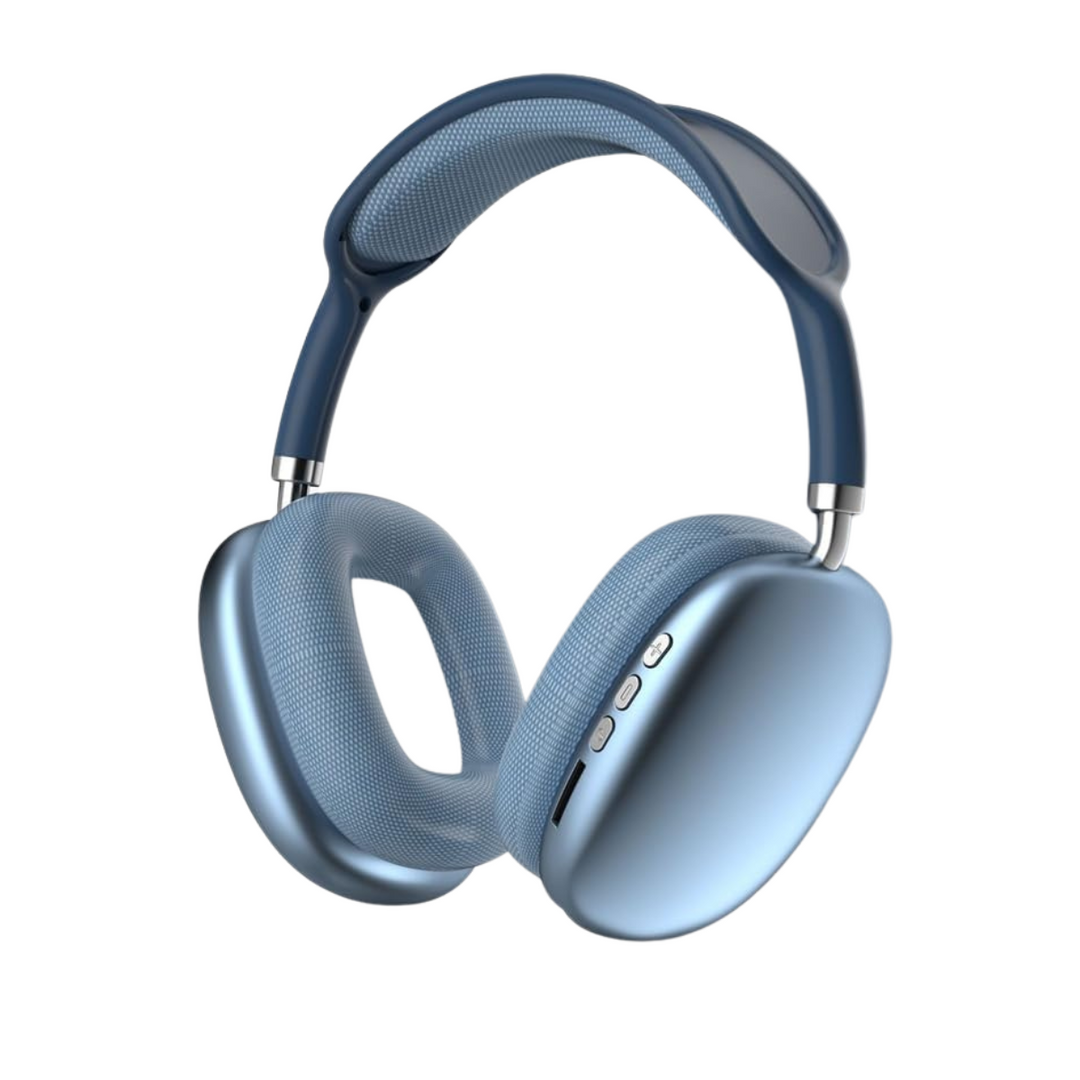 Casque sans fil Macpod Pro noir, design élégant, pour écoute audio confortable et immersive.