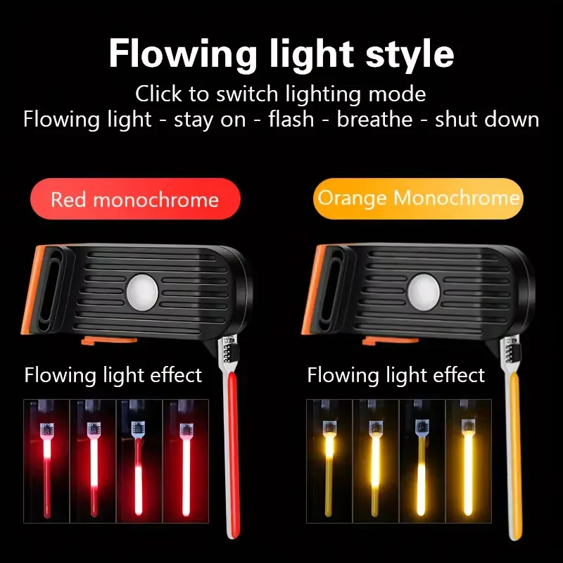 Accessoire de sécurité: feu arrière LED vélo, rechargeable et étanche, visibilité constante garantie.