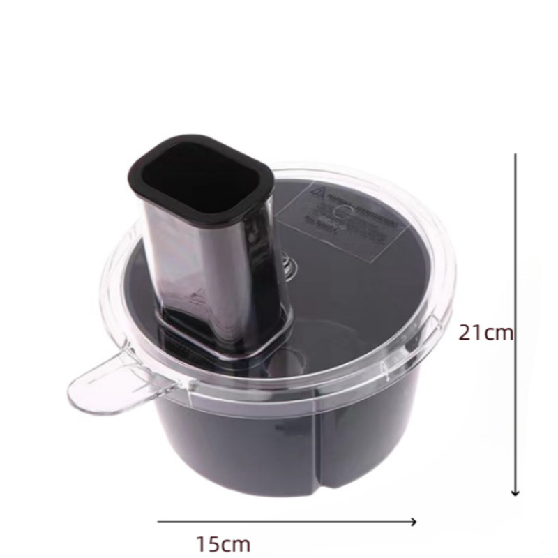 Ensemble râpe et trancheuse pour Thermomix TM5/TM6, parfait pour hacher et émincer légumes et fromages.
