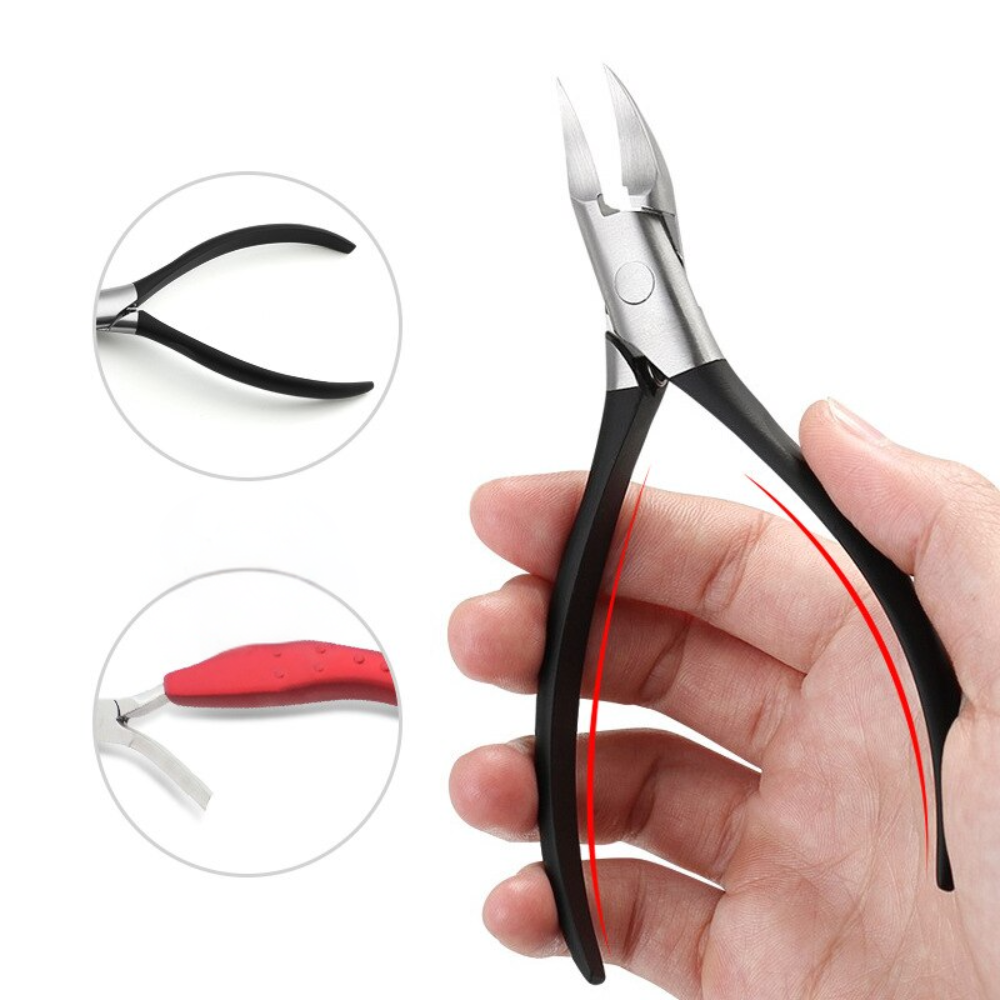 Outil de beauté essentiel : coupe-ongles de précision ergonomique pour manucure, pédicure, traitant ongles épais et incarnés.