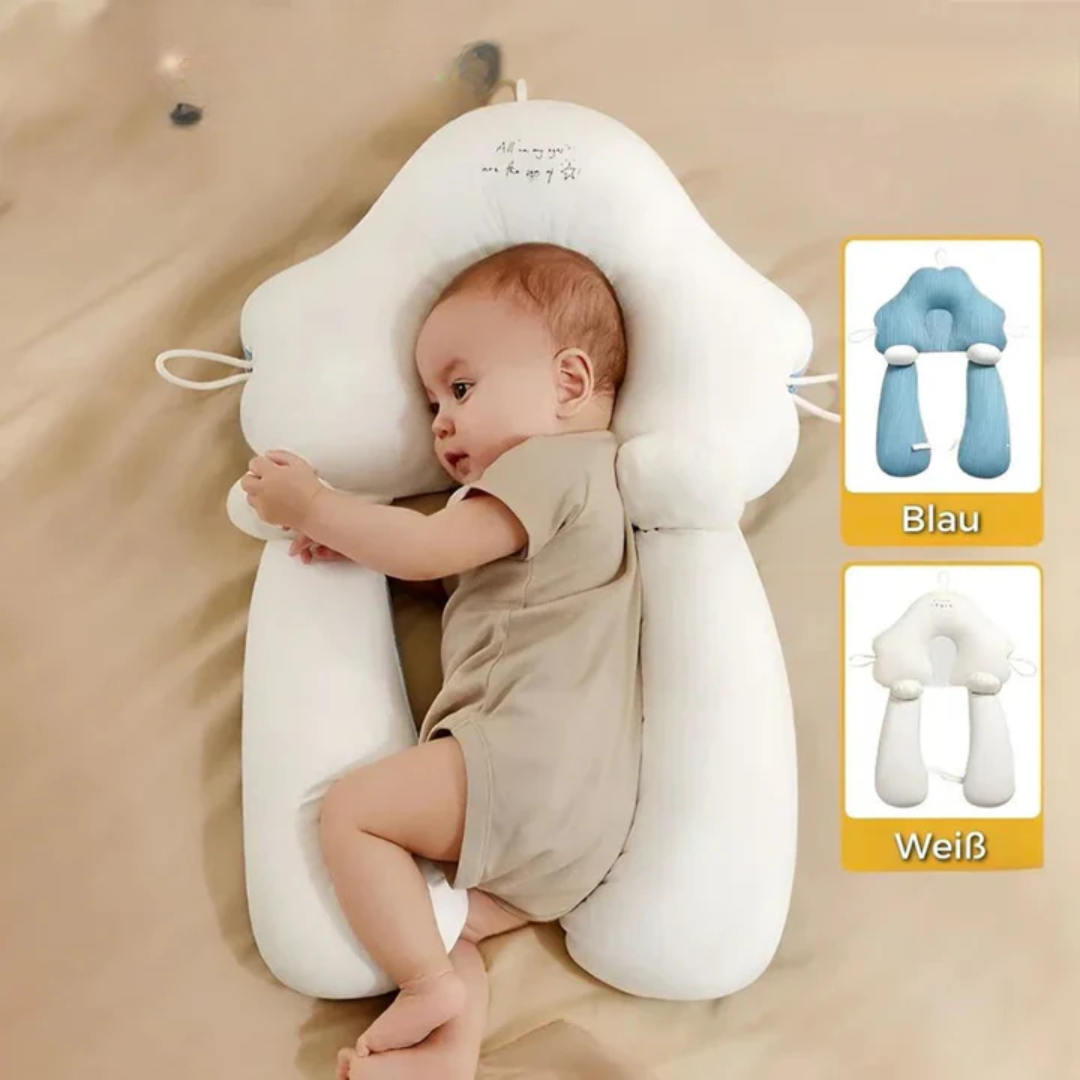 Coussin bébé SnuggleNest respirant pour un confort optimal du nourrisson, favorisant un sommeil paisible et sûr.