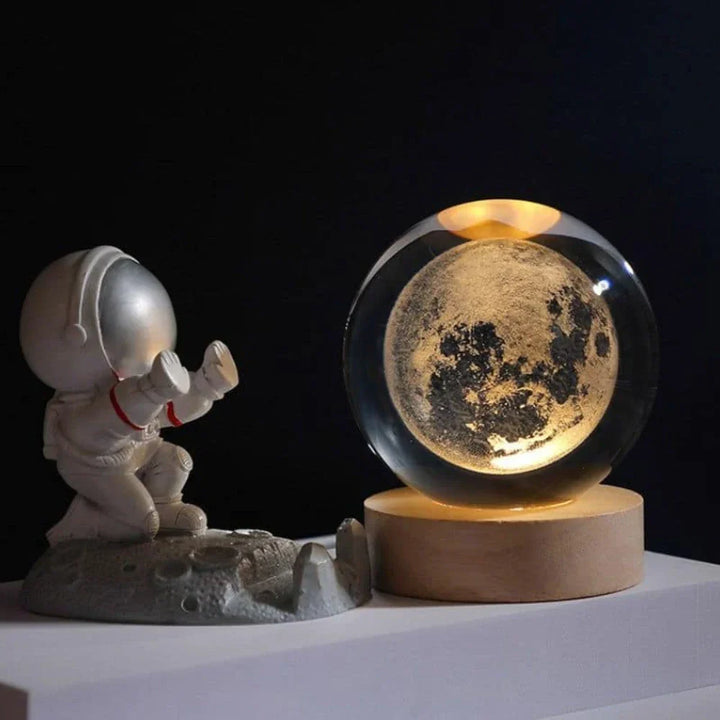 Cadeau original: lampe de table LED en cristal, crée une ambiance magique dans l'univers.