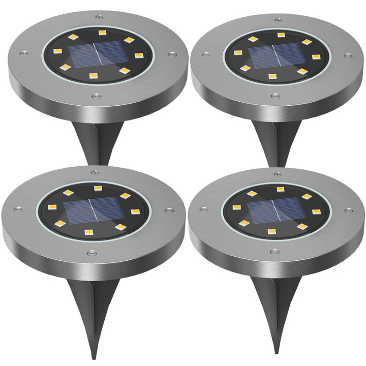 Lampe solaire moderne pour éclairage de terrasse et jardin, design élégant, étanche, écologique et facile à installer.