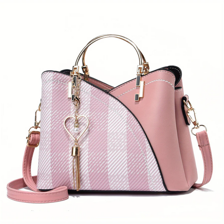 Sac à main femme avec poches extérieures, pratique et chic, idéal pour le quotidien actif.