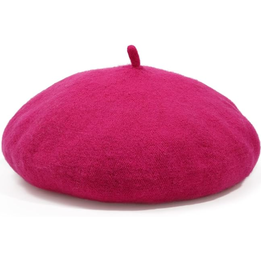 Béret crème unisexe, accessoire classique et confortable, idéal pour un look sophistiqué.