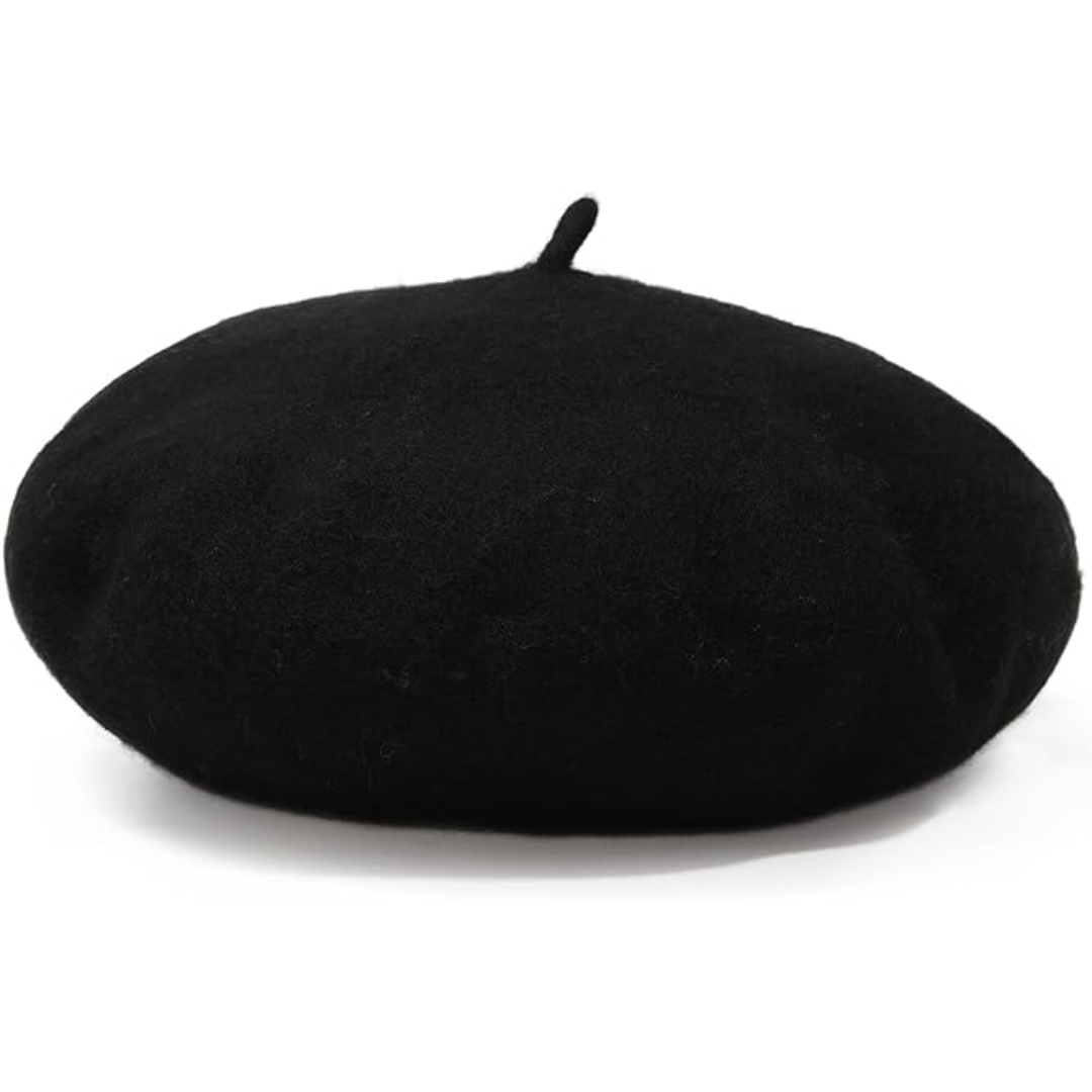 Accessoire de mode: Béret gris anthracite, unisexe, doux et confortable pour toutes saisons.