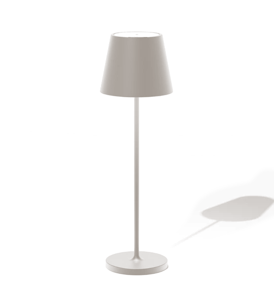 Lampe de table LED sans fil, design moderne, éclairage d'ambiance réglable pour décoration.