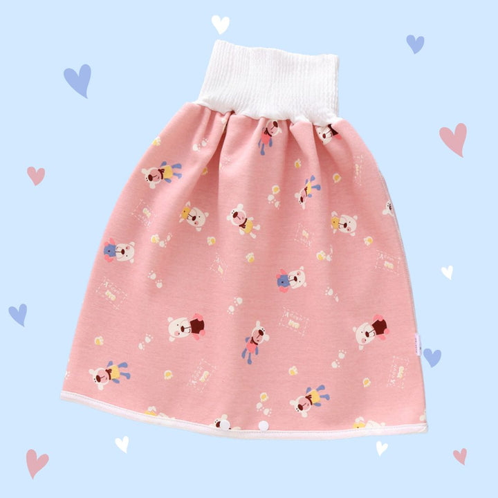 Jupe enfant anti-fuite réutilisable ComfortWeave. Protection lit bébé, idéale pour l'apprentissage de la propreté.