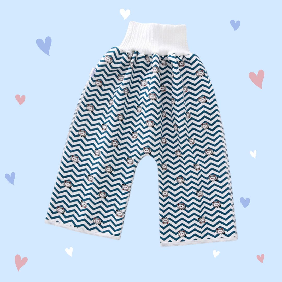 Couche lavable jupe/pantalon enfant ComfortWeave. Nuits sèches et confortables, solution écologique anti-fuite.