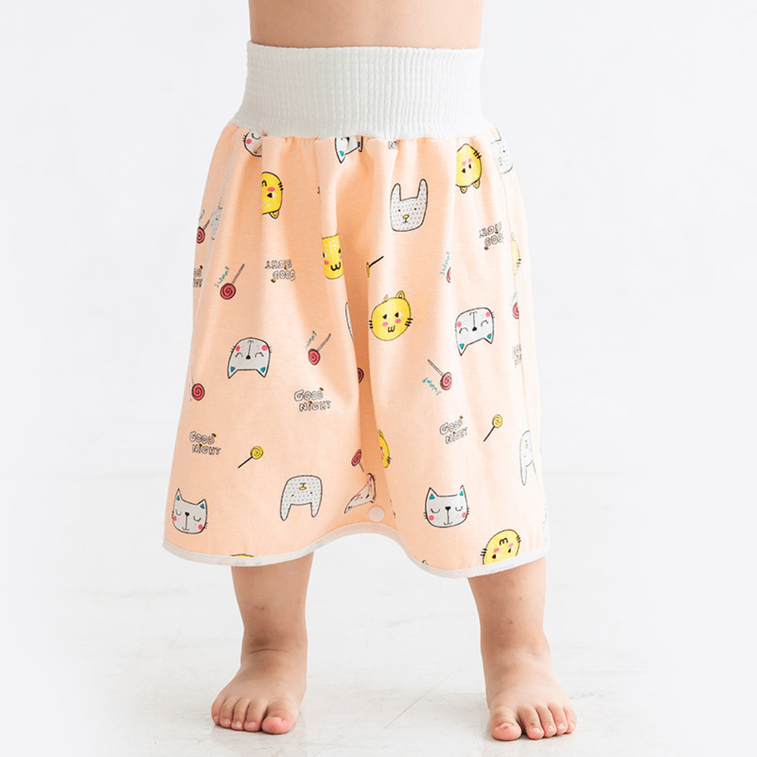 Culotte d'apprentissage enfant à motifs, douce, imperméable et absorbante pour la propreté quotidienne.