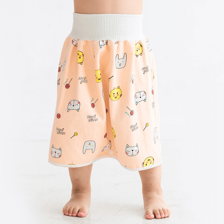 Culotte d'apprentissage enfant à motifs, douce, imperméable et absorbante pour la propreté quotidienne.