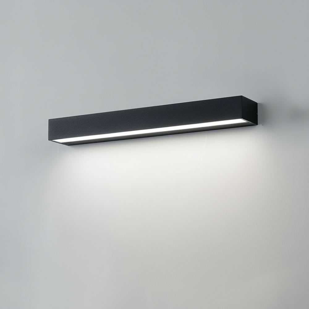 Applique murale LED à double faisceau, moderne, étanche IP65 pour éclairage extérieur vers le haut et le bas.