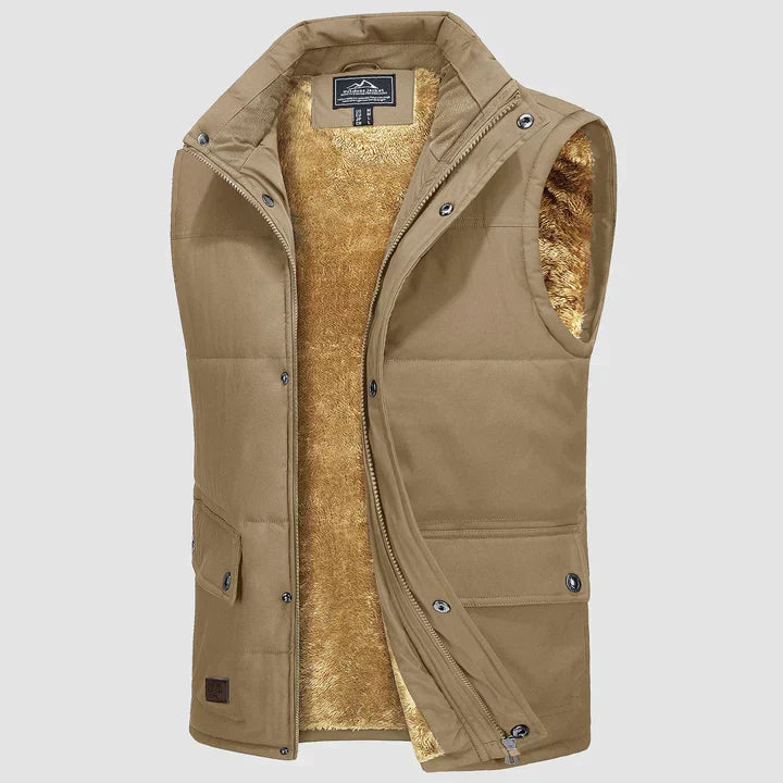 Bodywarmer homme extérieur, léger et résistant, idéal pour le sport et les activités par temps frais.