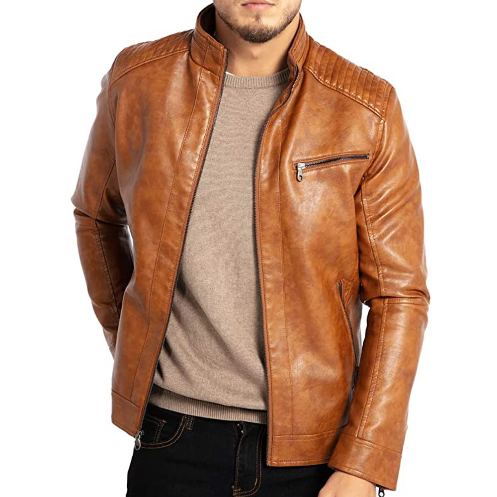 Veste homme blouson vintage élégant, style intemporel. Confort décontracté pour un look classique et polyvalent.