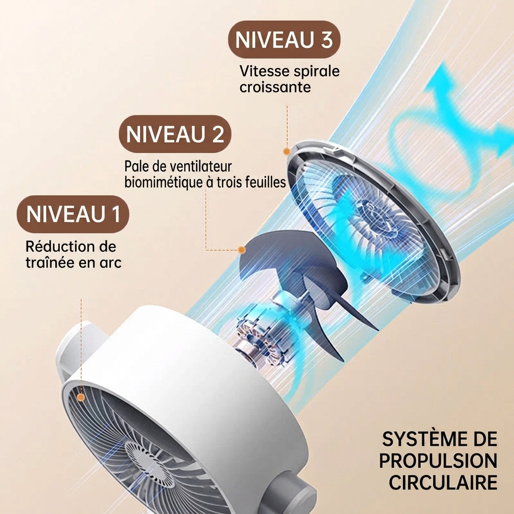 Ventilateur sur pied avec télécommande pour un contrôle facile. Oscillation pour rafraîchir uniformément maison et bureau en silence.