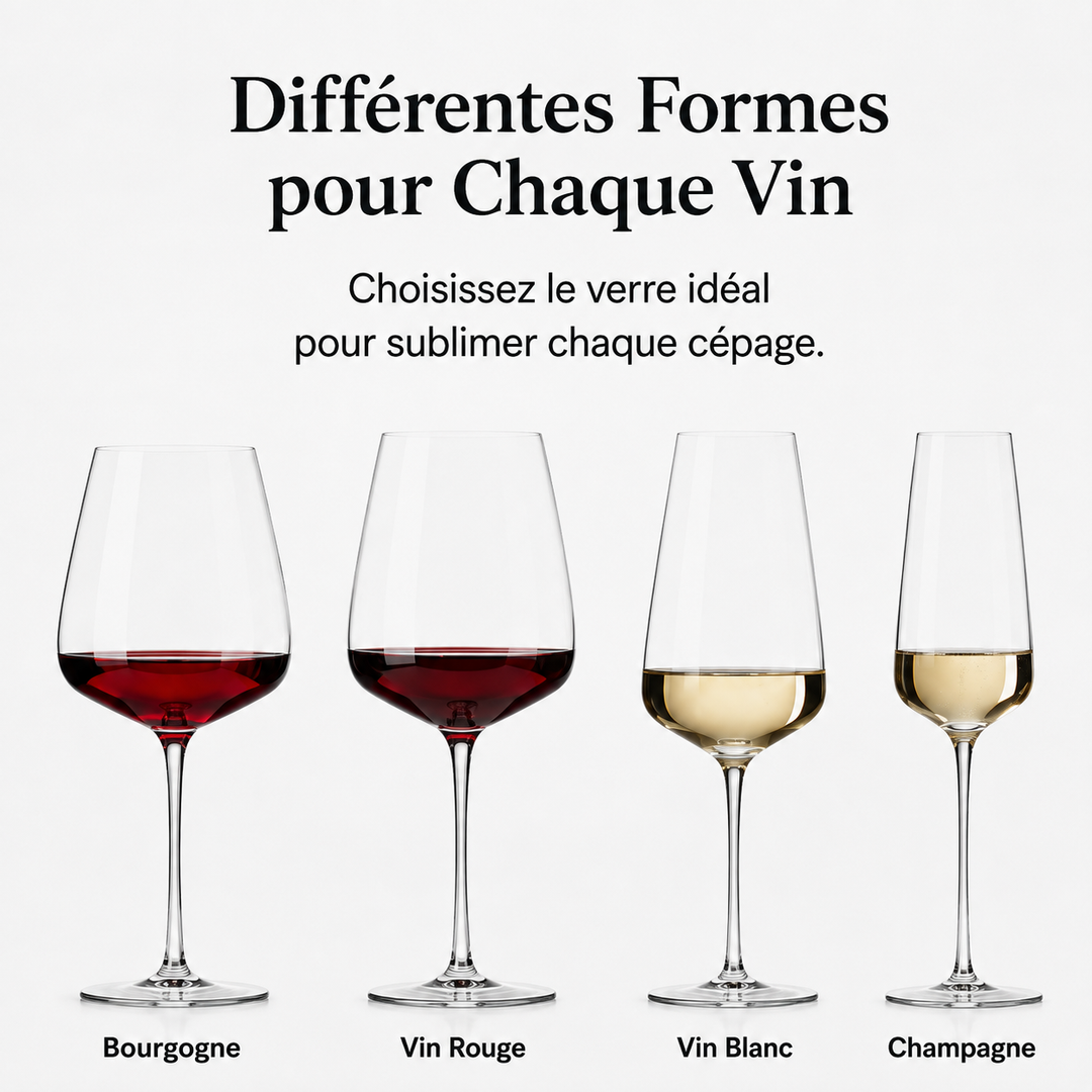 Détail d'un verre à champagne en cristal fin, ajoutant de l'élégance à toute célébration.