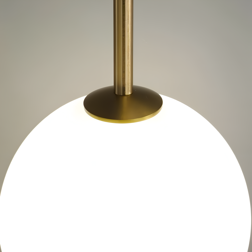 Gloriva : luminaire LED vertical, design moderne en verre mat pour toute pièce.