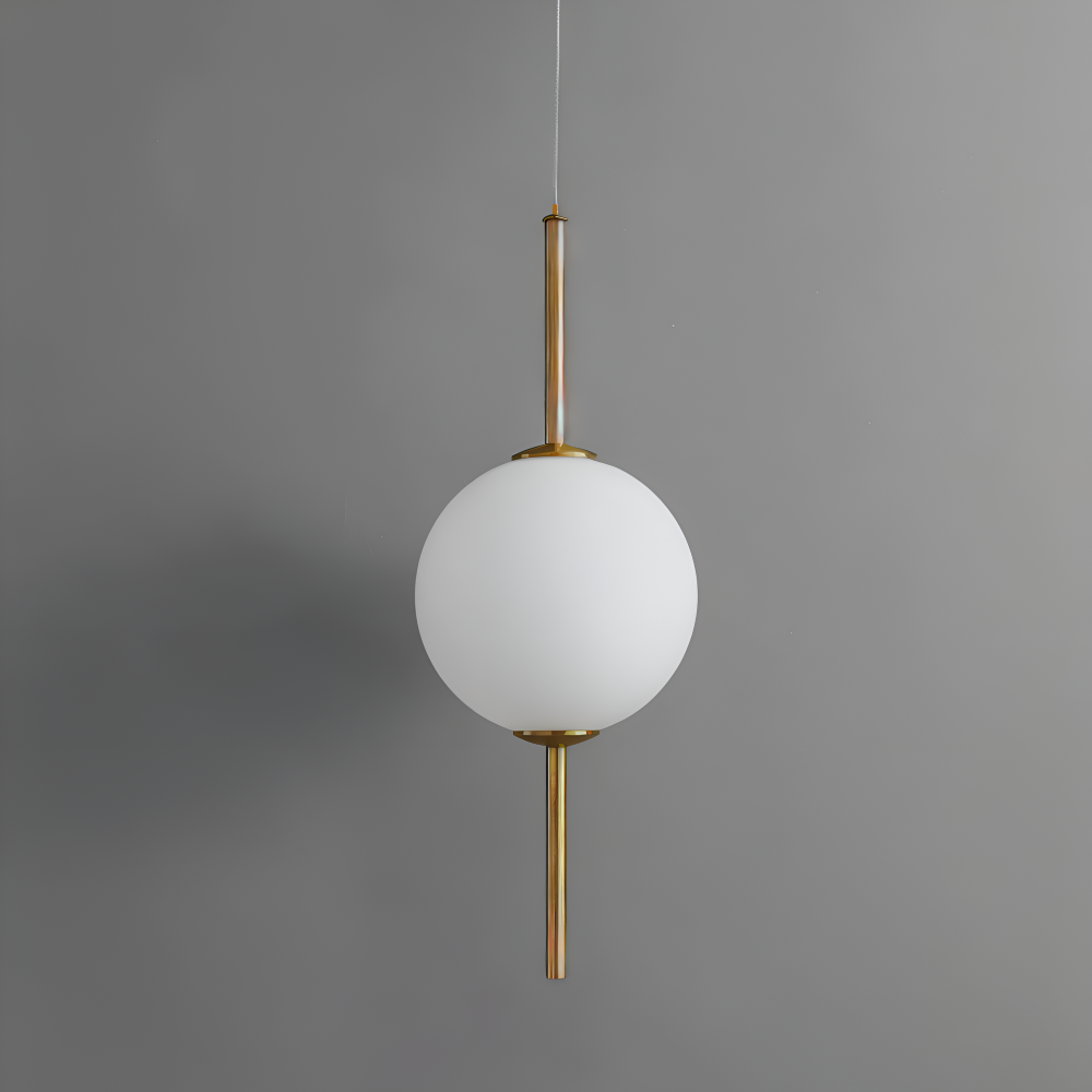 Suspension Gloriva, lampe verticale chic pour chambre, éclairage LED efficient et stylé.