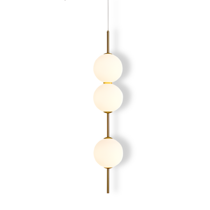 Éclairage LED Gloriva, lampe moderne verticale, contemporaine, parfaite pour un salon sophistiqué.
