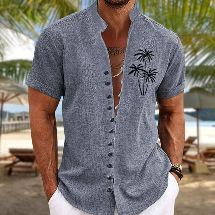 Mode masculine: t-shirt homme Victor, doux et léger, conçu pour le confort estival et un style décontracté.