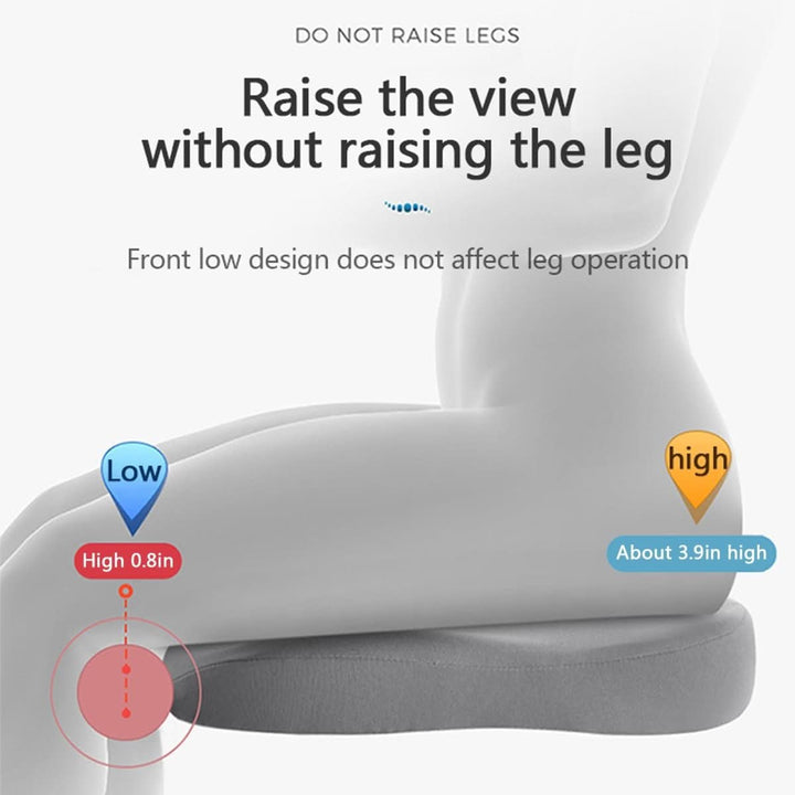 Coussin lombaire ergonomique pour voiture, offre un soutien dorsal parfait en mousse à mémoire de forme.