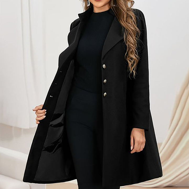 Veste manteau femme, chaud et confortable pour l'hiver, parfait pour un look extérieur élégant et stylé.