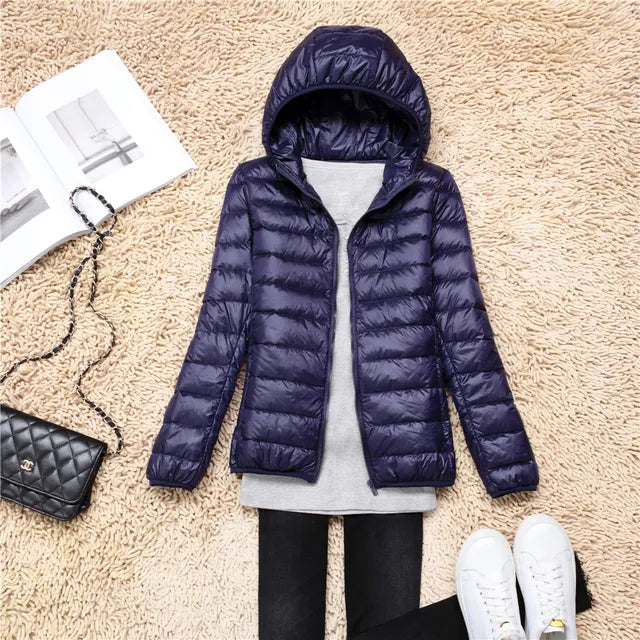 Blouson doudoune femme mode hiver, confort portable et style urbain assuré.