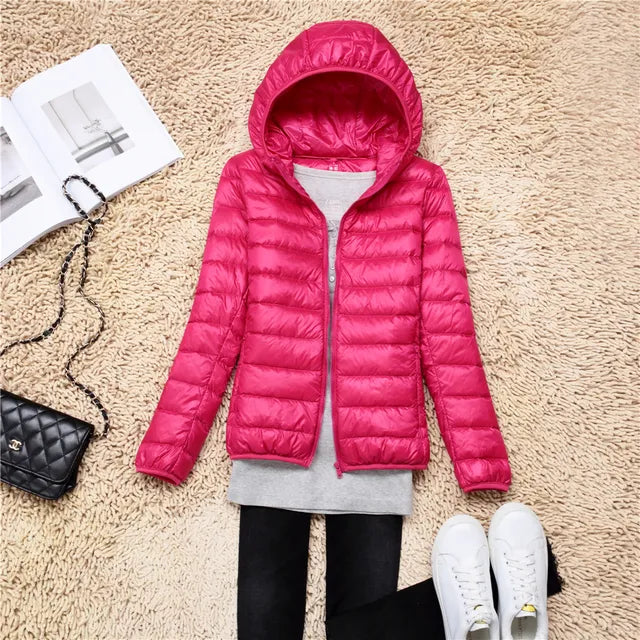 Doudoune femme ultralégère, idéale pour l'hiver urbain. Chaud, compressible et stylé.