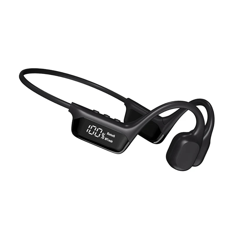 Casque de natation étanche MP3 32 Go à conduction osseuse, idéal pour la plongée et les sports aquatiques.