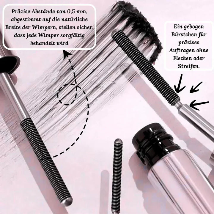 Cosmétique femme: Mascara volume intense waterproof longue tenue, pour des cils définis et sans grumeaux.
