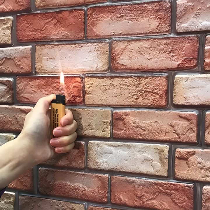 Panneau mural 3D auto-adhésif brique pour créer un mur d'accent impactant et une ambiance moderne chez vous.