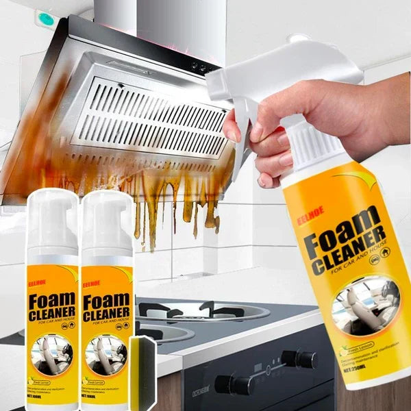 Nettoyant mousse universel ShineFoam pour maison, voiture & multisurfaces. Élimine saleté et taches tenaces.