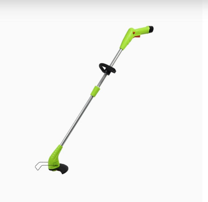 Manche télescopique du coupe-bordures pour un ajustement ergonomique, idéal pour toutes tailles et tâches de pelouse.