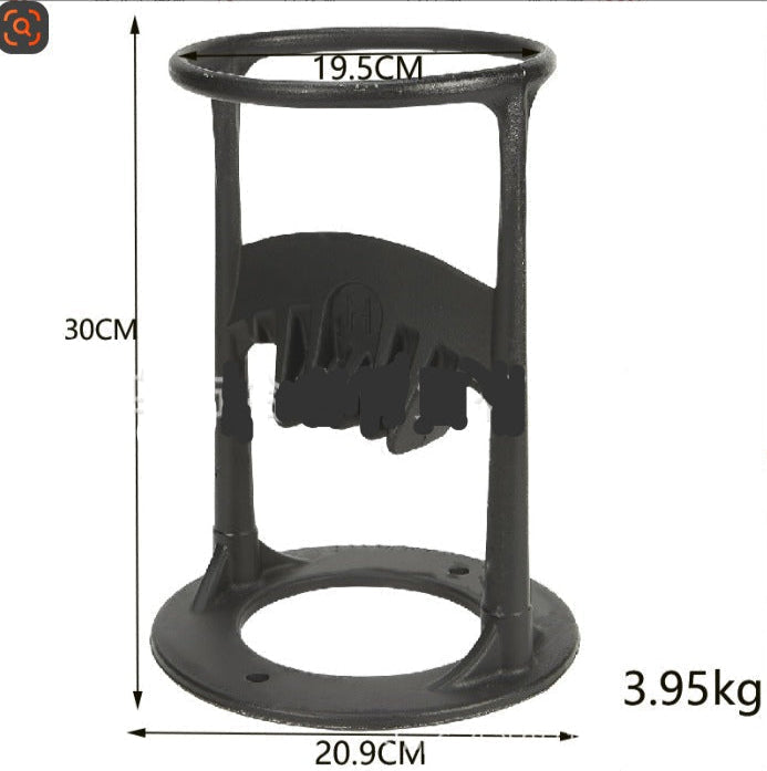 Fendeur de bois manuel compact et robuste. Idéal pour couper le bois de chauffage en toute sécurité.