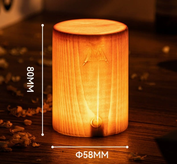Lampe de table LED sans fil, tactile, rechargeable, design minimaliste pour éclairage et déco pratique.