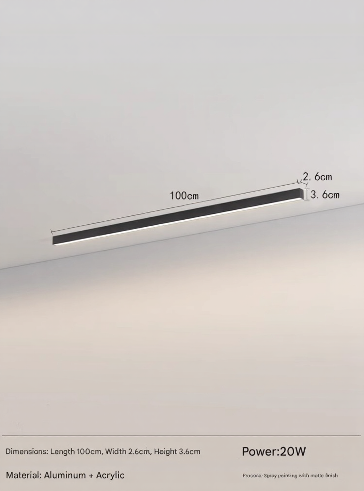Plafonnier LED multifonction pour intérieur/extérieur. Moderne, économe, lumière ajustable.