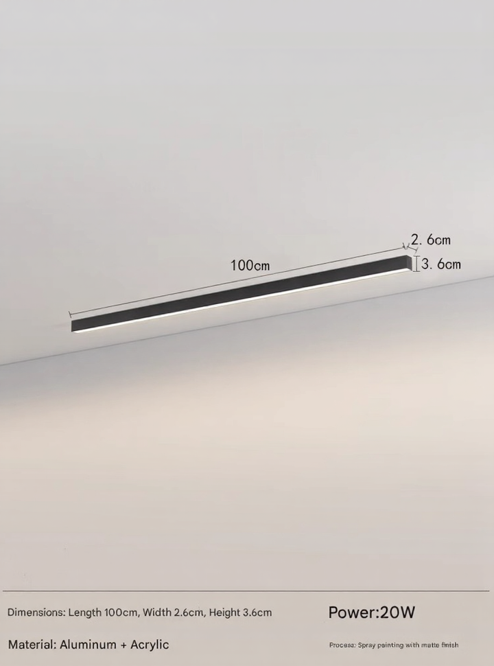Plafonnier LED multifonction pour intérieur/extérieur. Moderne, économe, lumière ajustable.