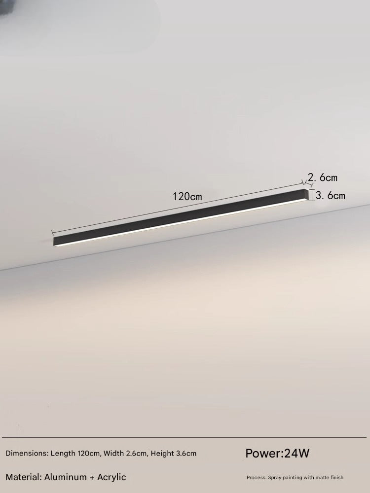 Éclairage moderne pour balcon. Plafonnier LED design qui allie esthétique et économie d'énergie.